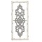 Contemporary Home Living 36" Gray Scroll Panel Wall Decoration